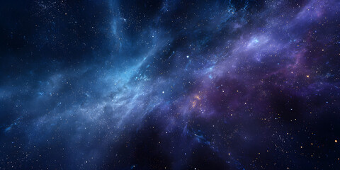 Fototapeta premium Vast cosmic expanse celestial nebulae universe astronomy