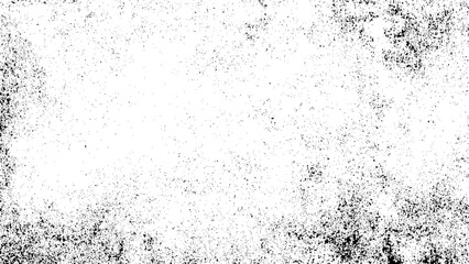 Grunge texture with black speckles on white background