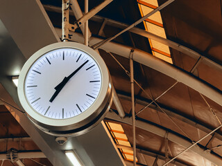 Train station clock. City clock.