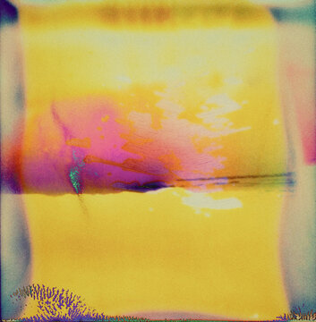 watercolor background with watercolor brush