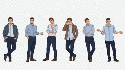 vector illustration of a man  and woman, group of people, silhouette of peoples