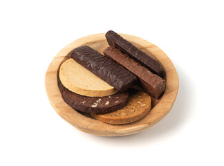 Protein bar and cookie set, different energy paleo snacks, various healthy cereal flapjacks