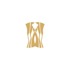 Stylish fashion logo design template
