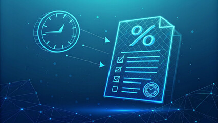 Futuristic Interest Rate Agreement with Time Management Concept
