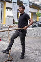 traditional community games held during Indonesia&rsquo;s Independence Day celebrations on August 17.