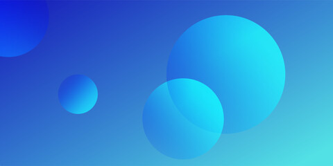 Abstract liquid background with blue gradient color. gradient concepts with circle shape. Creative illustration for poster, web, landing, page, cover, ad, greeting, card, promotion