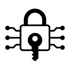 Network Access Icon Mixed Style Vector Illustration