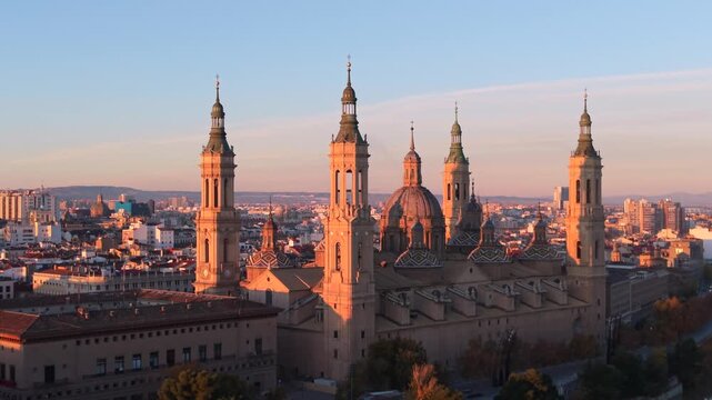 El Pilar vista a&eacute;rea amanecer
