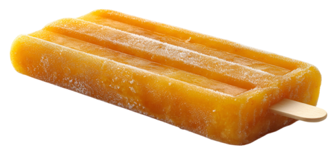 Orange popsicle on stick