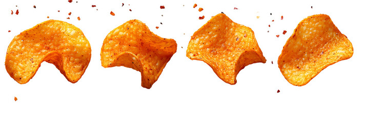 Orange shapes abstract design element