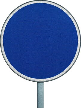 safety first blue road sign no logos no brands ar 34