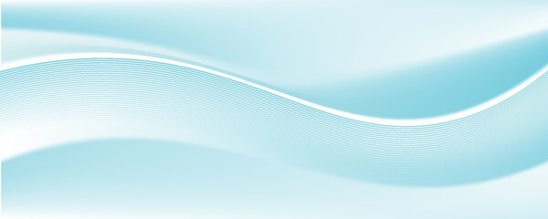 Abstract blue wave background, minimal wave design concept, vector illustration. for banner, banner.