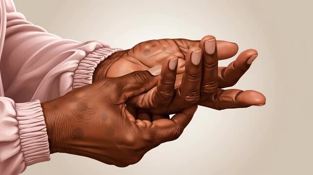 Close-Up Of Hands Clapping Demonstrating Rapture And Joyful Connection for Inspirational Video