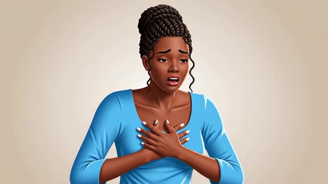 Expressive Woman Showing Heartfelt Pain and Anxiety in a Series of Emotional Studio Shots