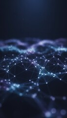 Abstract Network Design with Glowing Nodes in Dark Atmosphere