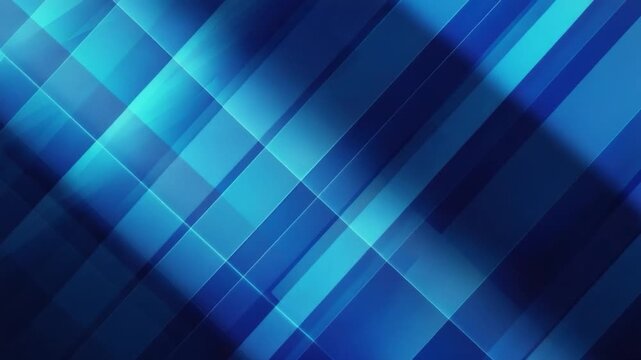 Video Abstract blue background with a diagonal pattern