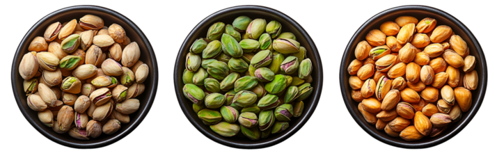 Oval shapes with various textures and colors abstract background