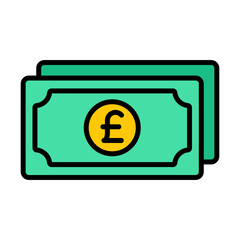 Pound Stack Money Icon