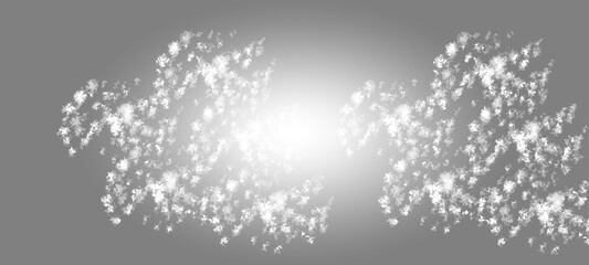 Winter background, snowflakes on a beautiful background, Christmas background for cards, snowfall. Snowy nature landscape, winter dust png. falling snow falling	 black and white abstract background