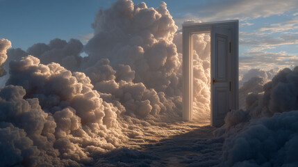 Open Doorway to the Clouds of Possibility