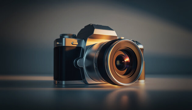 appareil photo num&eacute;rique professionnel au design moderne