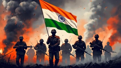 Independence day india illustration of indian army day.illustration