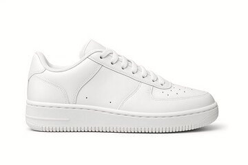 Sneaker mockup, side view, plain design