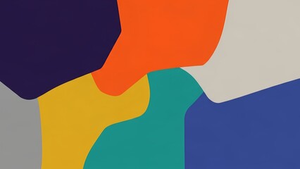 Bold abstract color block background
