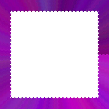 Centered square with zigzag edge &mdash; ready-to-use frame for festive overlays, typographic inserts, or digital cutouts.