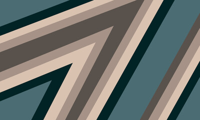 Obraz premium An abstract background with angled stripes in shades of blue, beige, and brown. The image creates a modern and geometric design