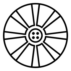 rim black icon