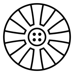 rim black icon