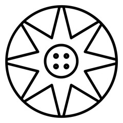 rim black icon