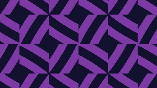 Bold Geometric Pattern of Purple and Navy Blue Diagonal Stripes