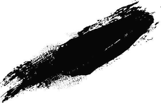 Black smudge or smear on white background