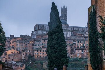 Medieval Cityscape View
