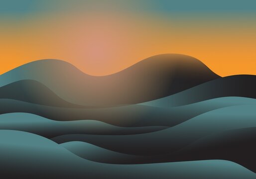 abstract background with mountains 