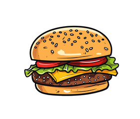 Vektor hamburger