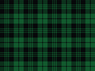 Obraz premium Tartan plaid seamless pattern background, green and grey tartan plaid Scottish pattern. Realistic plaid check fabric texture background for seasonal clothing design