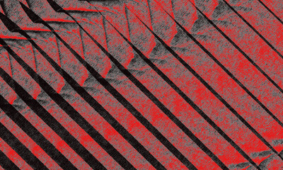 Abstract Red Black Diagonal Stripe Texture Background