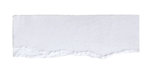 torn blank pages with uneven texture edges. set of ripped white paper sheets png isolated on transparent background.