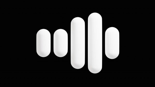 3D Loading Bars Animation | Alpha Loop