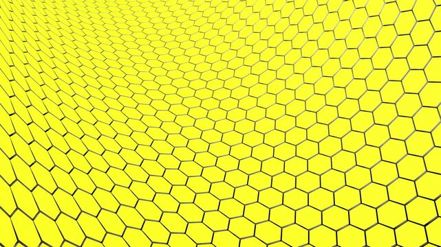 Yellow Hexagons Loop Ready