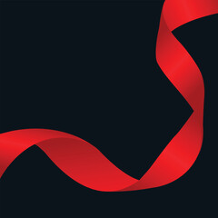 a red awareness ribbon