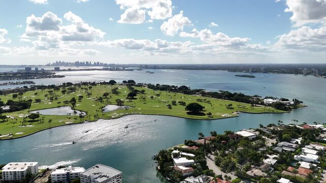 Drone video of Boca Raton Bay