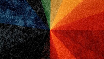 Radiating spectrum of colors for creative design projects and vibrant visual themes