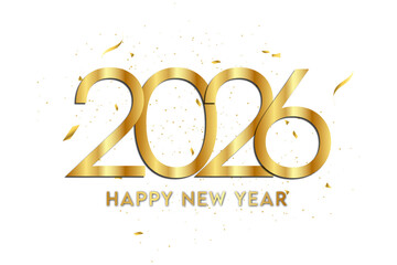 Happy New Year 2026 Celebration PNG