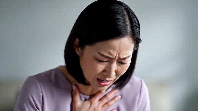 Emotionally Distressed Woman Expressing Heartfelt Pain and Concern in Different Angles