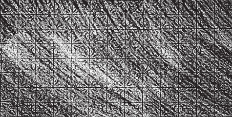 Black and white vector pattern of chaotic pencil scribbles and lines. Background template. Hand drawn illustration. EPS10.