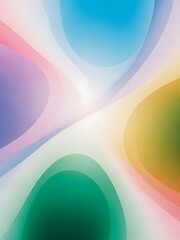 Soft Colorful Abstract Background with Smooth Flowing Shapes, Subtle Glow and Modern Minimalist Design, High Contrast Visuals Ideal for Quiz Videos, Text Overlays and Digital Content